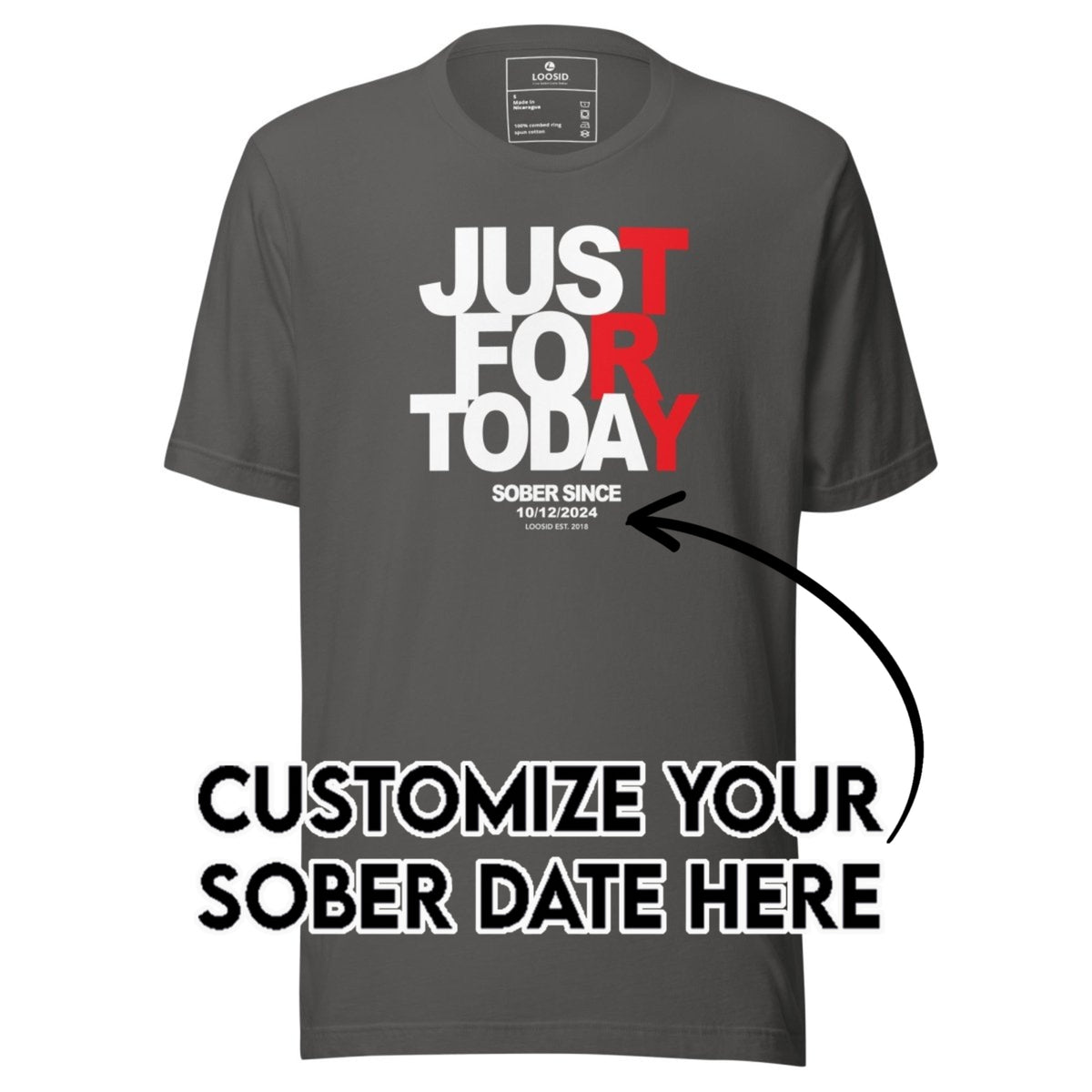 Sober T Shirt | Men's Just For Today