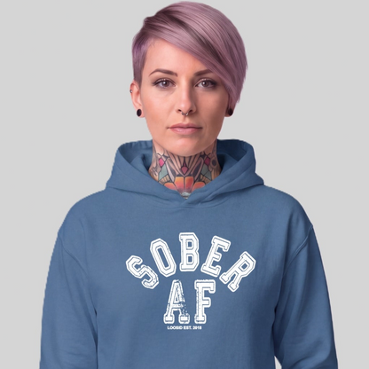 Recovery Hoodie | Women's Sober AF Collegiate