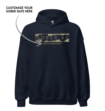 Recovery Hoodie | Unisex Sober AF Camo