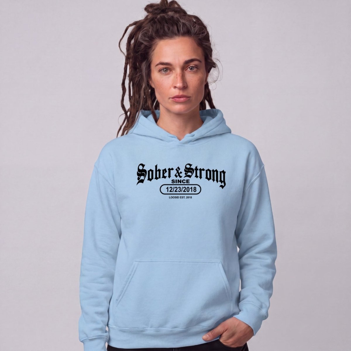 Recovery Hoodie | Women's Old School Sober & Strong