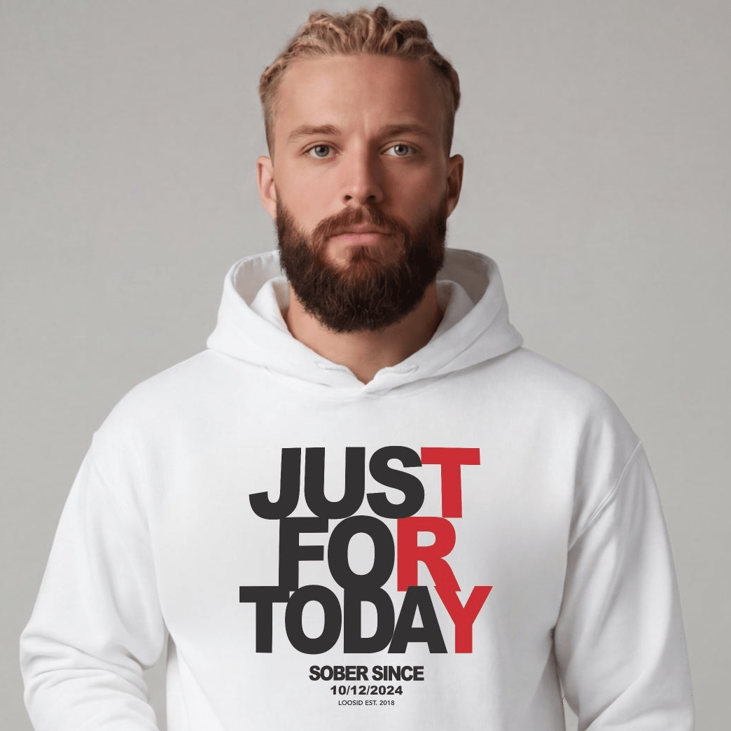 Recovery Hoodie | Men's Just For Today Hoodie