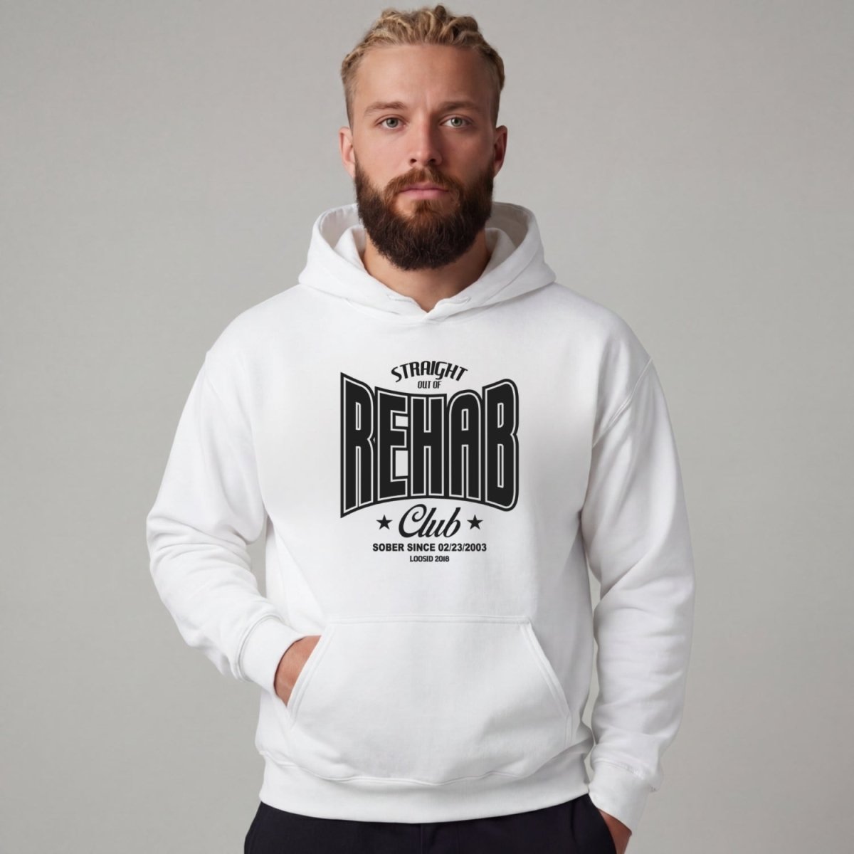 Recovery Hoodie | Men's Straight Out of Rehab Club