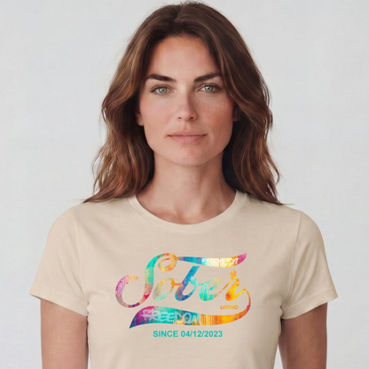 Sober T Shirt | Women's Sober Since Tee