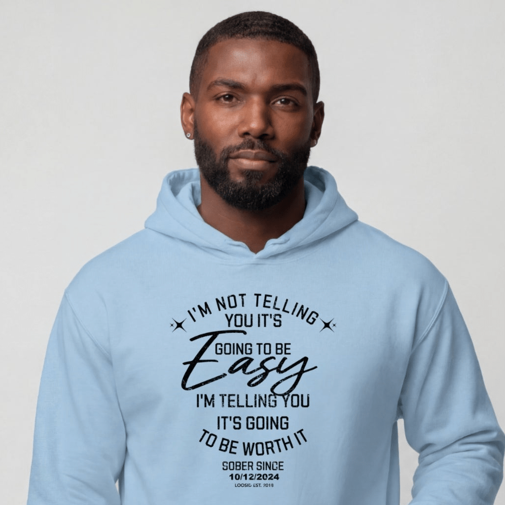 Recovery Hoodie | Men's I'm Not Telling You It's Easy Hoodie