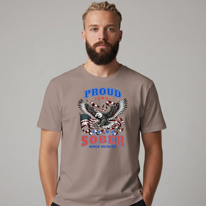 Sober T Shirt | Men's Proud To Be Sober