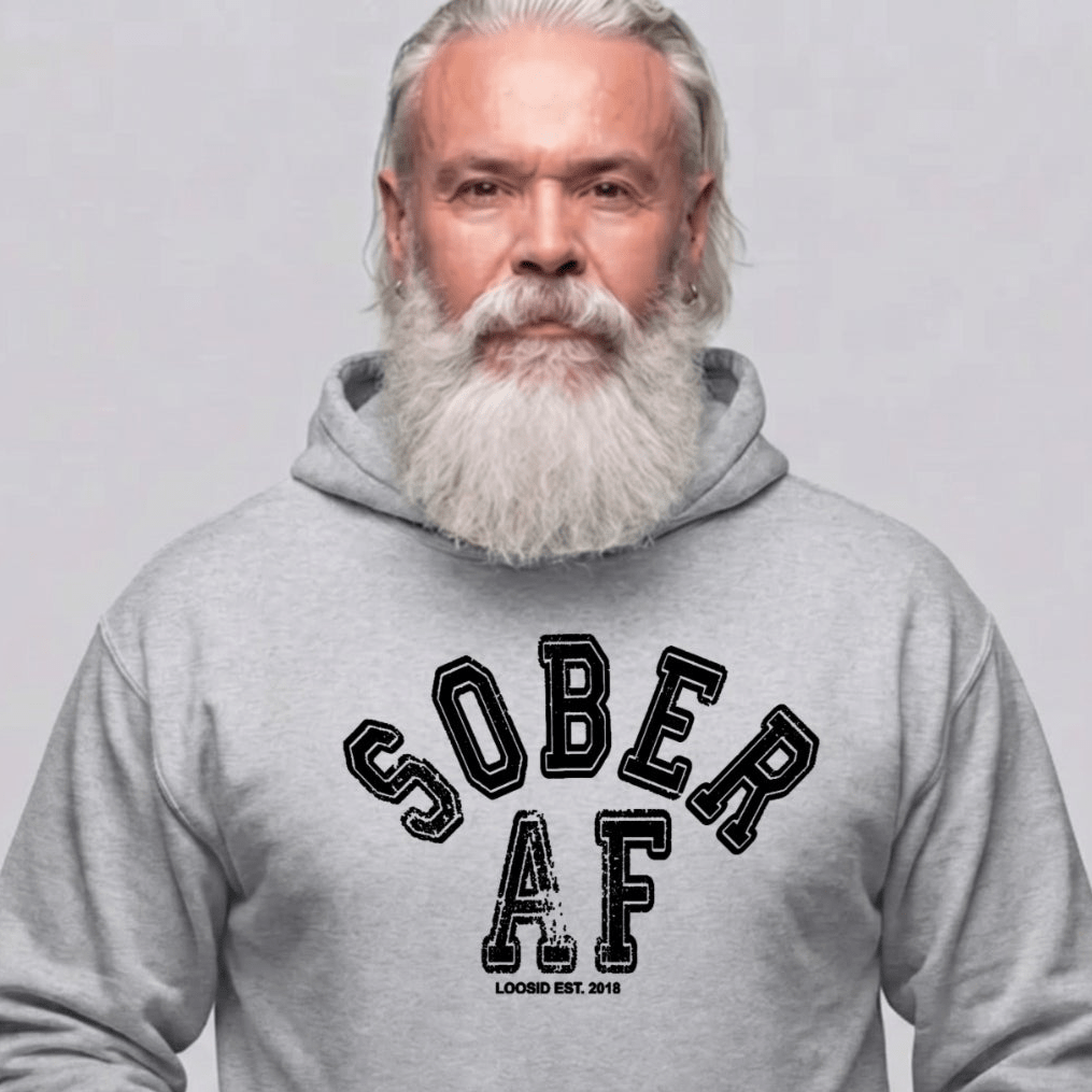 Recovery Hoodie | Men's Sober AF Collegiate