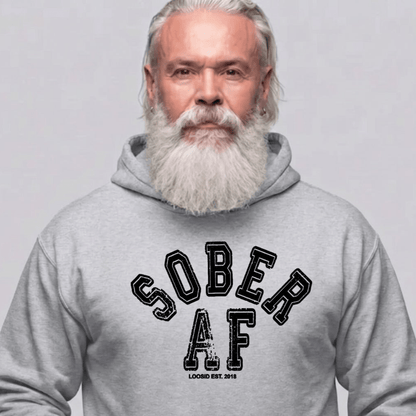 Recovery Hoodie | Men's Sober AF Collegiate