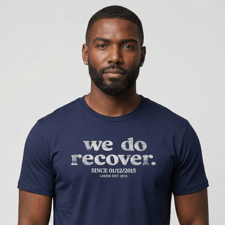 Sober T Shirt | Men's We Do Recover Tee