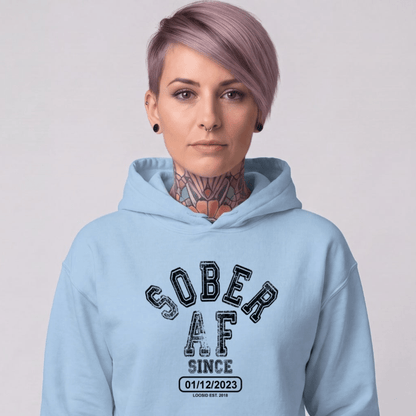 Recovery Hoodie | Women's Sober AF Collegiate