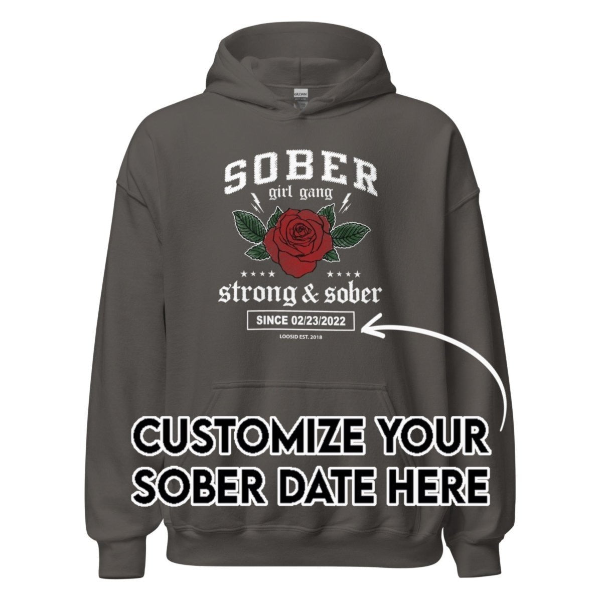 Recovery Hoodie | Women's Sober Girl Gang Strong & Sober