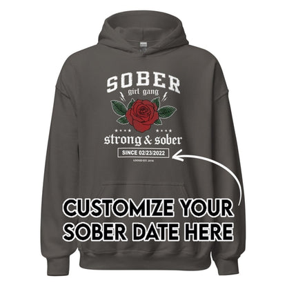 Recovery Hoodie | Women's Sober Girl Gang Strong & Sober