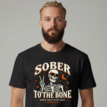 Sober T Shirt | Men's Sober To The Bone