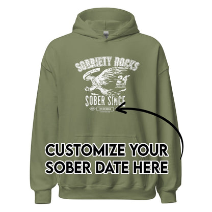 Recovery Hoodie | Men's Sobriety Rocks