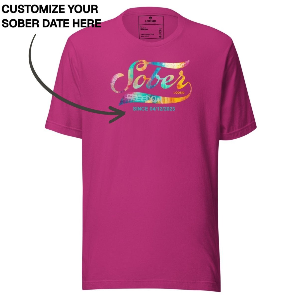 Sober T Shirt | Women's Sober Since Heritage