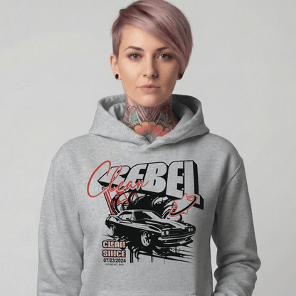 Clean Rebel Custom Recovery Date Recovery Hoodie fit detail (view 9)