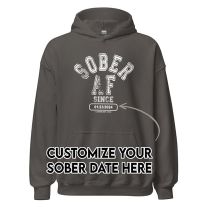 Recovery Hoodie | Men's Sober AF Collegiate