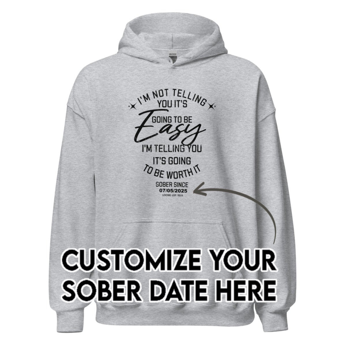 Recovery Hoodie | Unisex I'm Not Telling