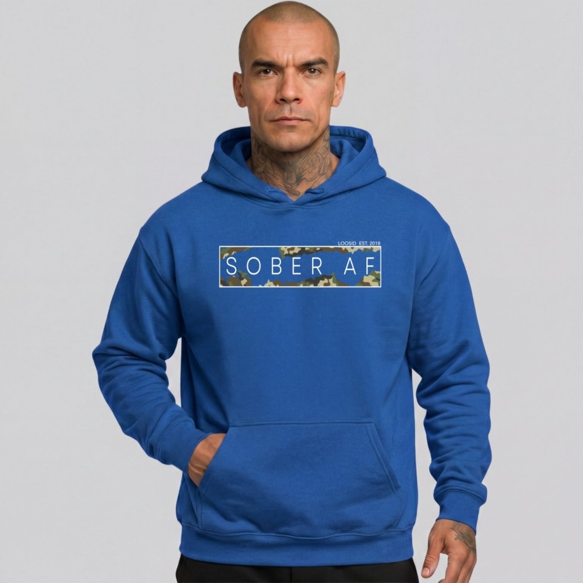 Recovery Hoodie | Men's Sober AF Camo