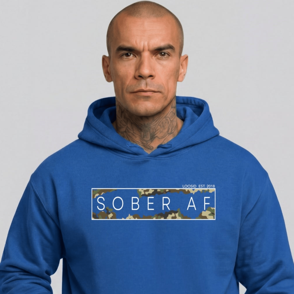 Recovery Hoodie | Men's Sober AF Camo