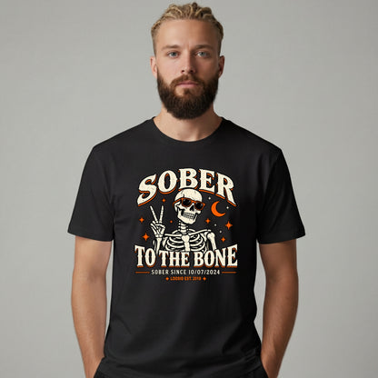 Sober T Shirt | Men's Sober To The Bone