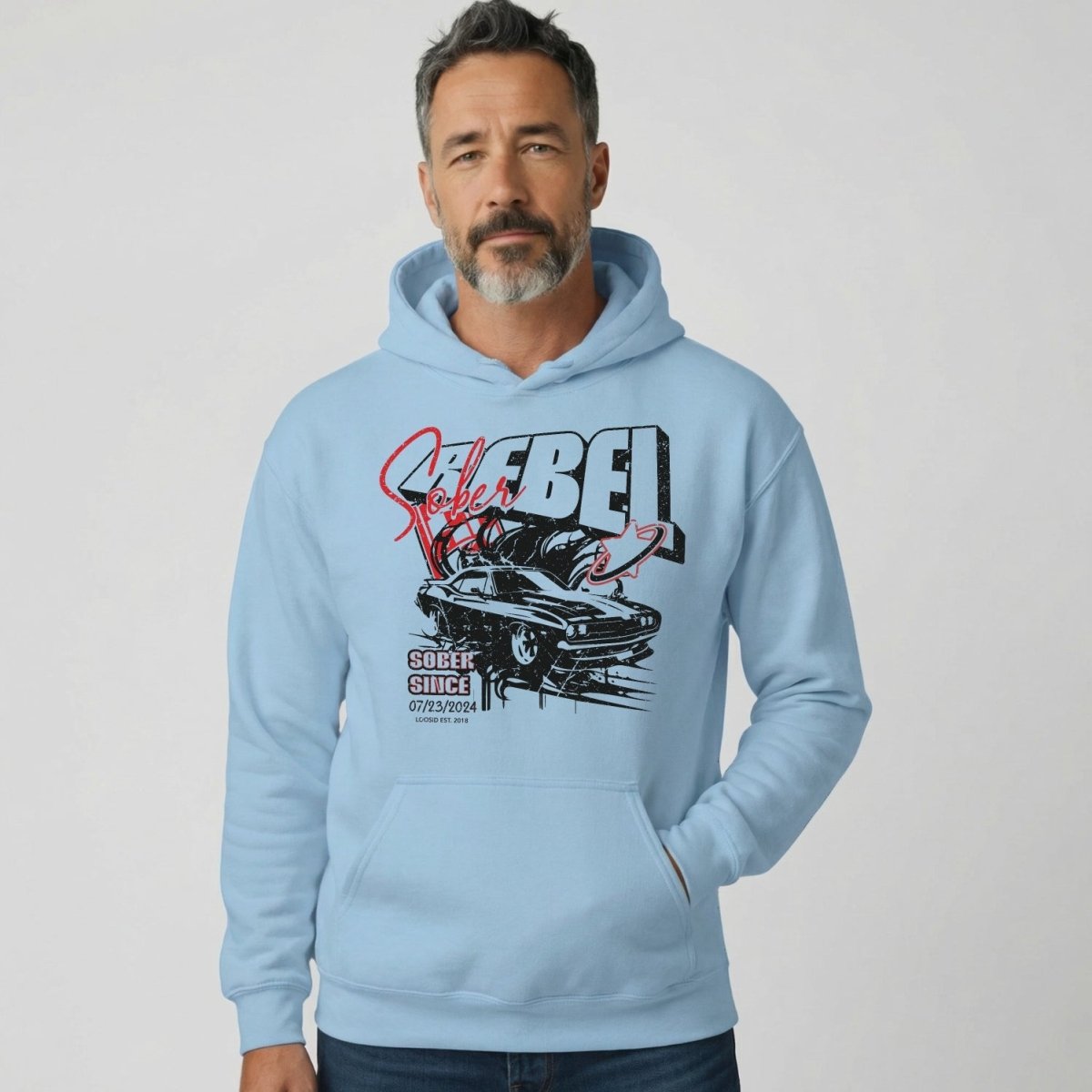 Recovery Hoodie | Sober Rebel Custom Sobriety Date