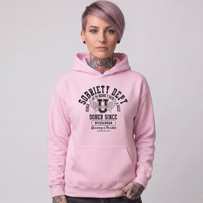 Recovery Hoodie | Unisex Sobriety Dept