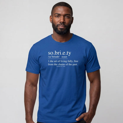 Sober T Shirt | Men's Sobriety Definition