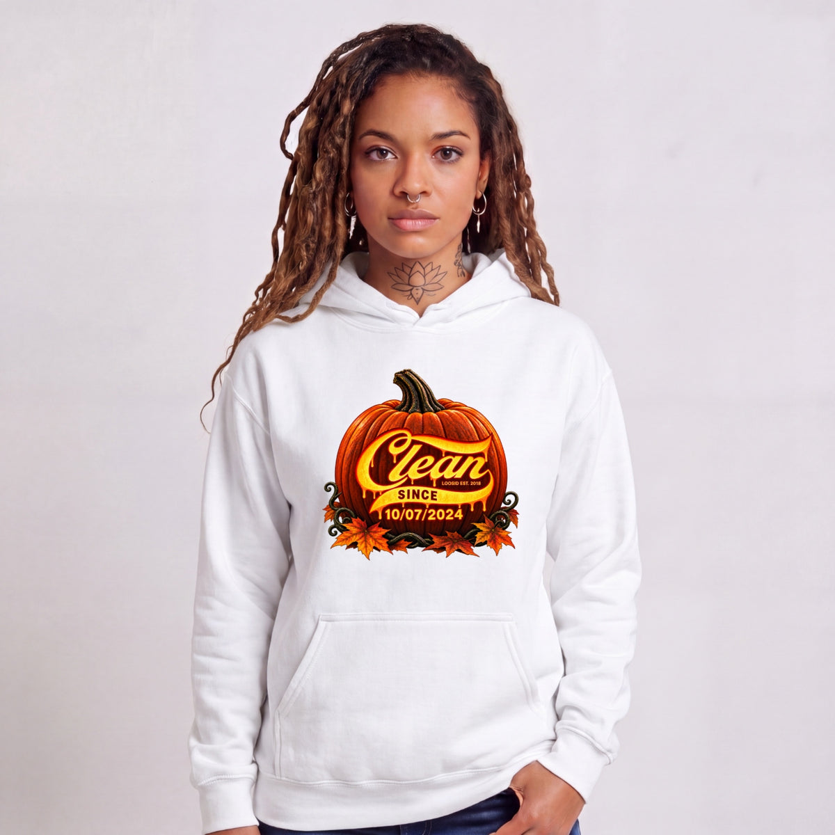 Recovery Hoodie | Women's Clean Since Pumpkin