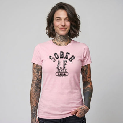 Sober T Shirt | Women's Sober AF Tee
