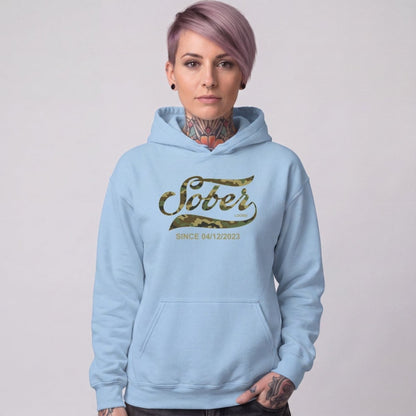 Recovery Hoodie | Unisex Sober Since Camo