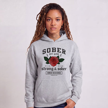 Recovery Hoodie | Women's Sober Girl Gang Strong & Sober
