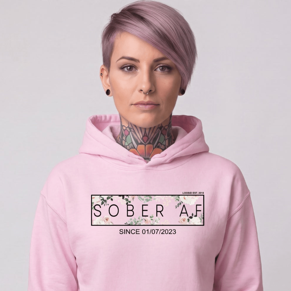 Recovery Hoodie | Women's Sober AF Flower