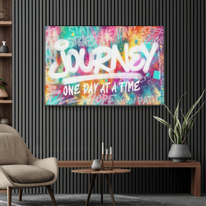 Journey One Day At A Time Sobriety Art