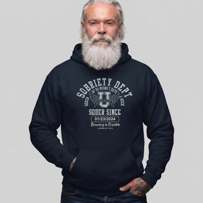 Recovery Hoodie | Men's Sobriety Dept 24/7 Hoodie