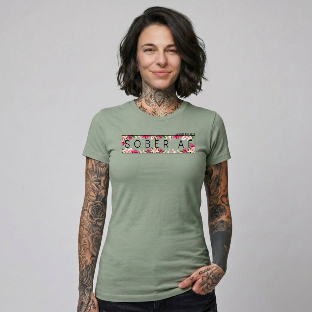Sober T Shirt | Women's Sober AF Lily