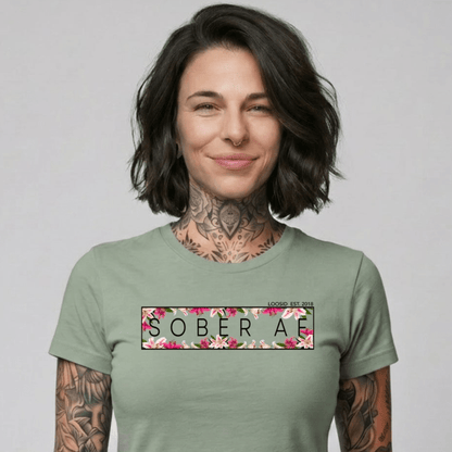 Sober T Shirt | Women's Sober AF Lily