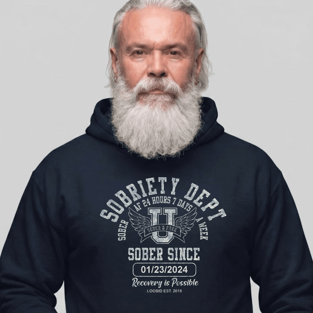 Recovery Hoodie | Unisex Sobriety Dept