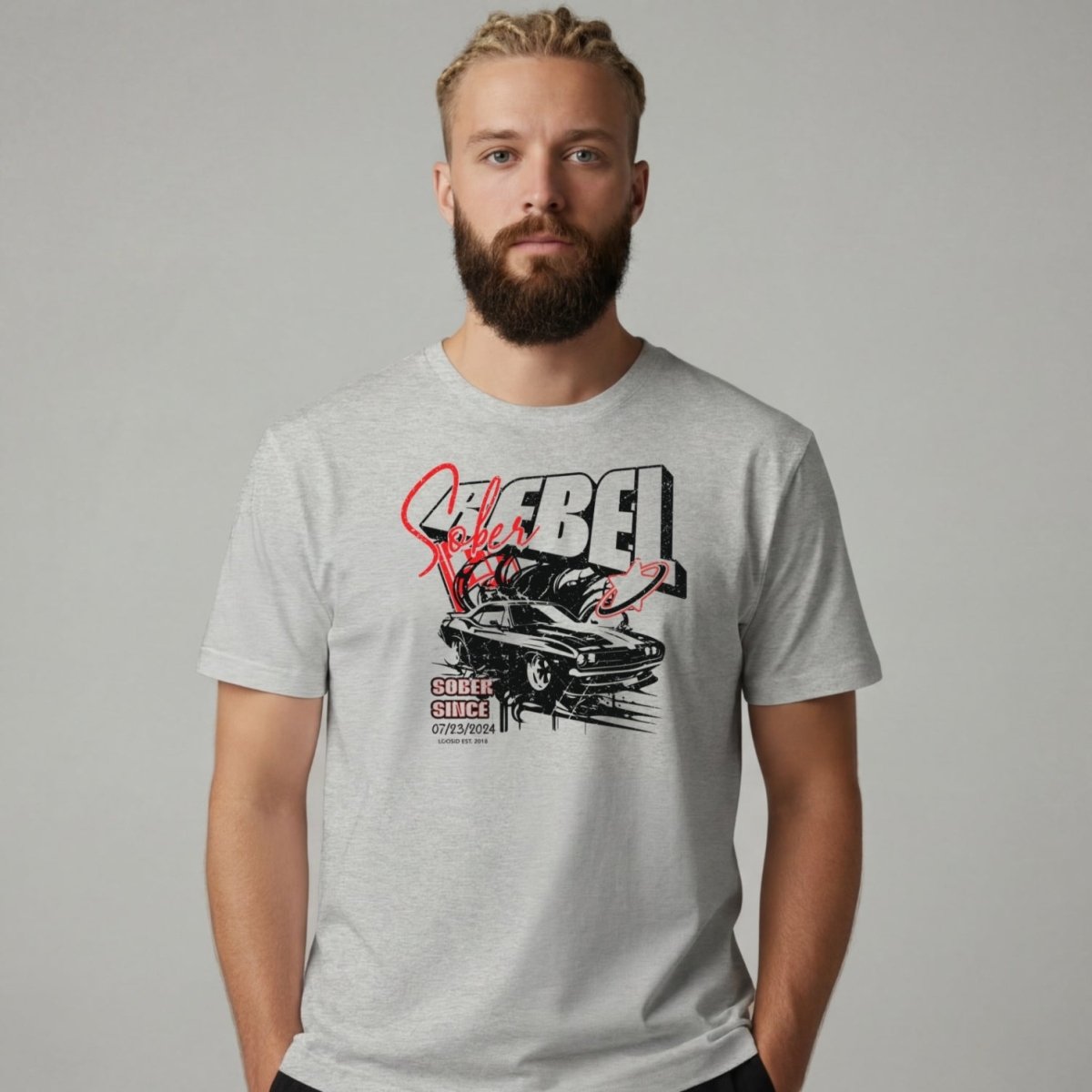 Sober T Shirt | Men's Sober Rebel