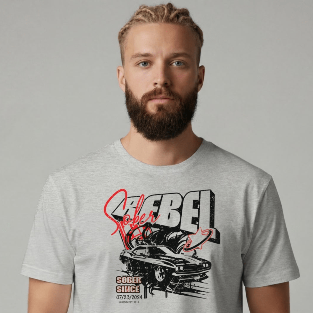 Sober T Shirt | Men's Sober Rebel
