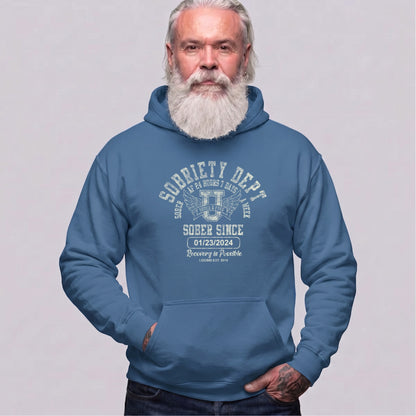 Recovery Hoodie | Men's Sobriety Dept 24/7
