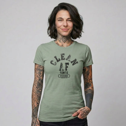Clean T Shirt | Women's Clean AF Collegiate