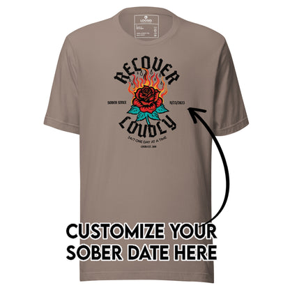 Sober T Shirt | Women's Recover Loudly