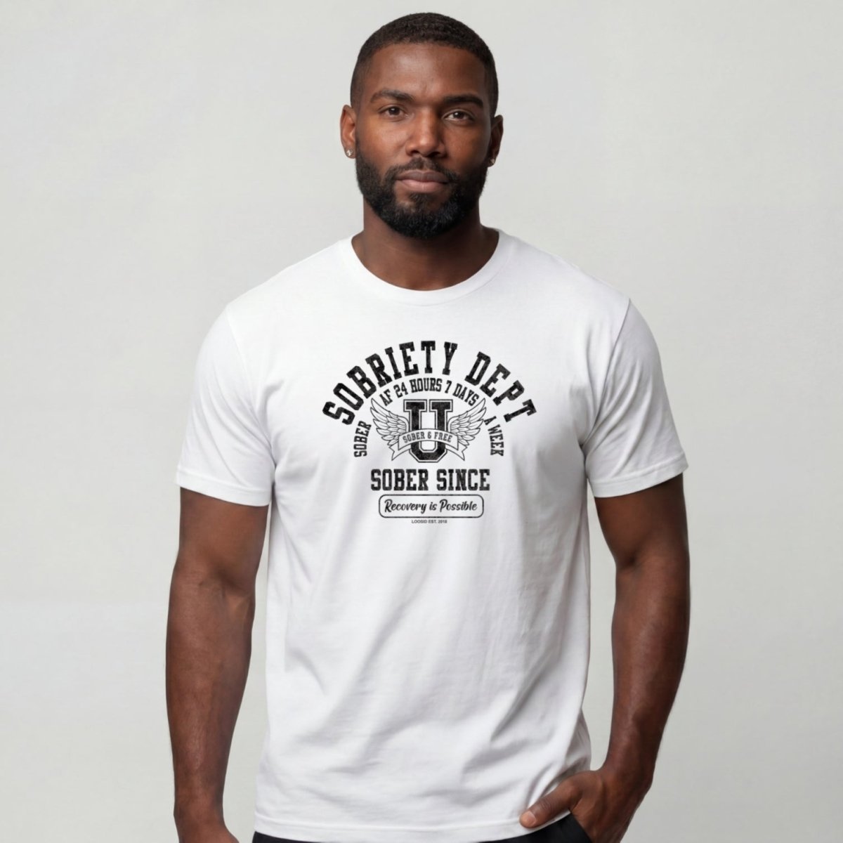 Sober T Shirt | Men's Sobriety Dept 24/7
