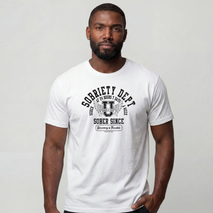 Sober T Shirt | Men's Sobriety Dept 24/7