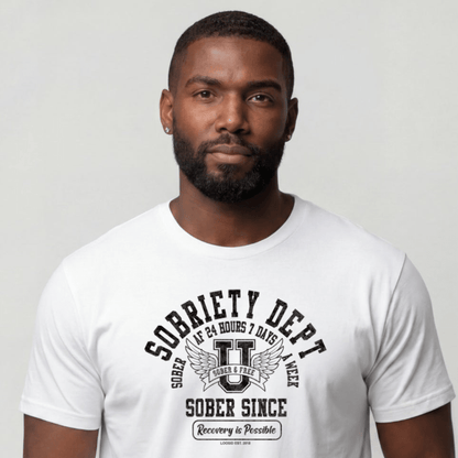 Sober T Shirt | Men's Sobriety Dept 24/7