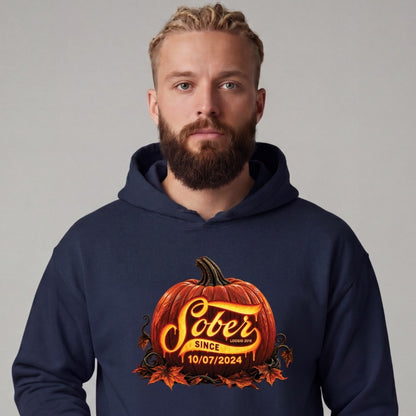 Recovery Hoodie | Men's Sober Since Pumpkin
