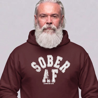 Recovery Hoodie | Men's Sober AF Collegiate