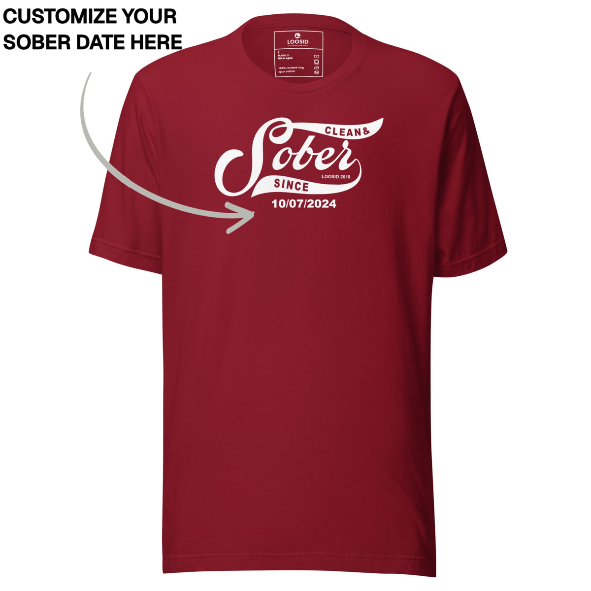 Sober T Shirt | Men's Sober Since