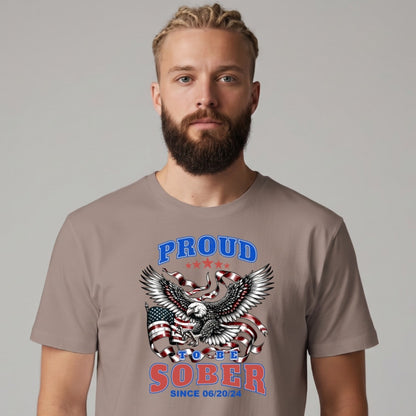 Sober T Shirt | Men's Proud To Be Sober