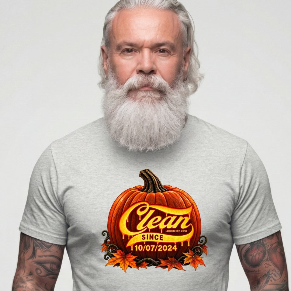 Clean T Shirt | Men's Clean Since Pumpkin